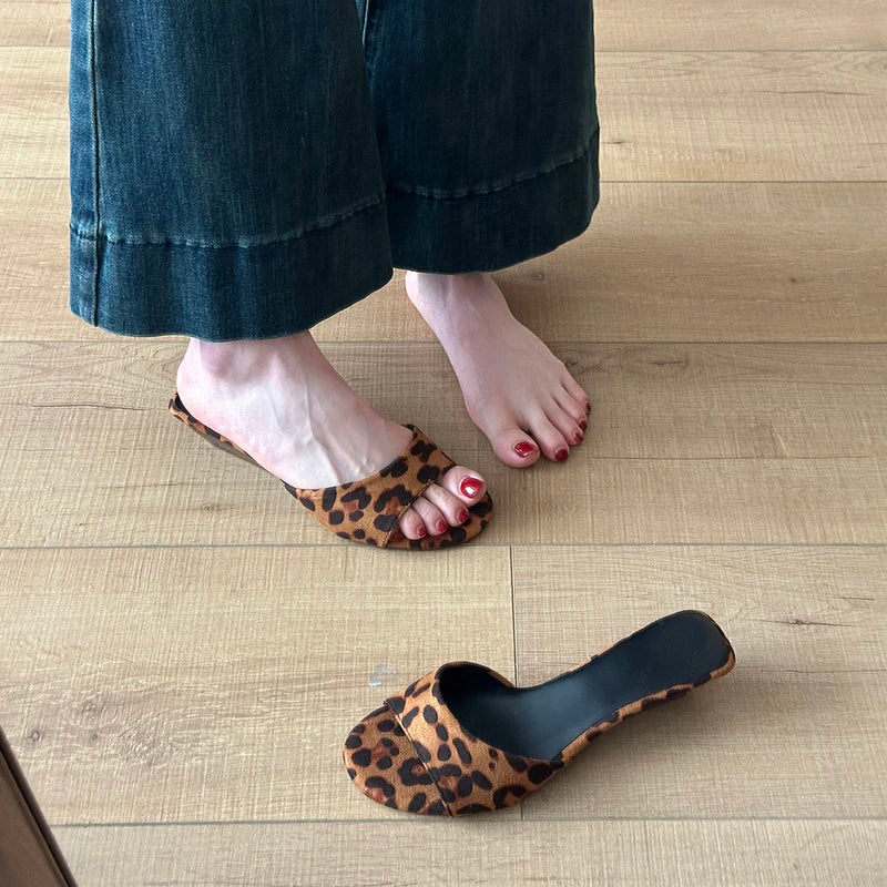 Sandalias de Verano para Mujer, Punta Abierta, Gamuza, Elegantes, Color Sólido, Tacón de Cuña, Zapatos de Vestir, Cómodas, para Playa y Exteriores