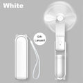 Mini ventilador de mano portátil, pequeño ventilador de bolsillo, batería recargable por USB, ventilador de mano de refrigeración plegable, Mini ventilador USB con Banco de energía