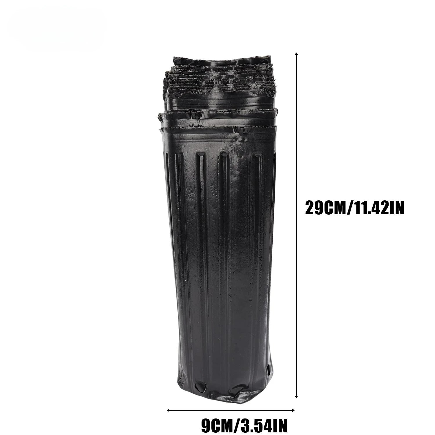 Macetas Altas y Profundas para Árboles, Contenedores para Plantas y Flores, Macetas de Inicio con Orificios de Drenaje, Vasos para Semilleros de Jardín y Exteriores