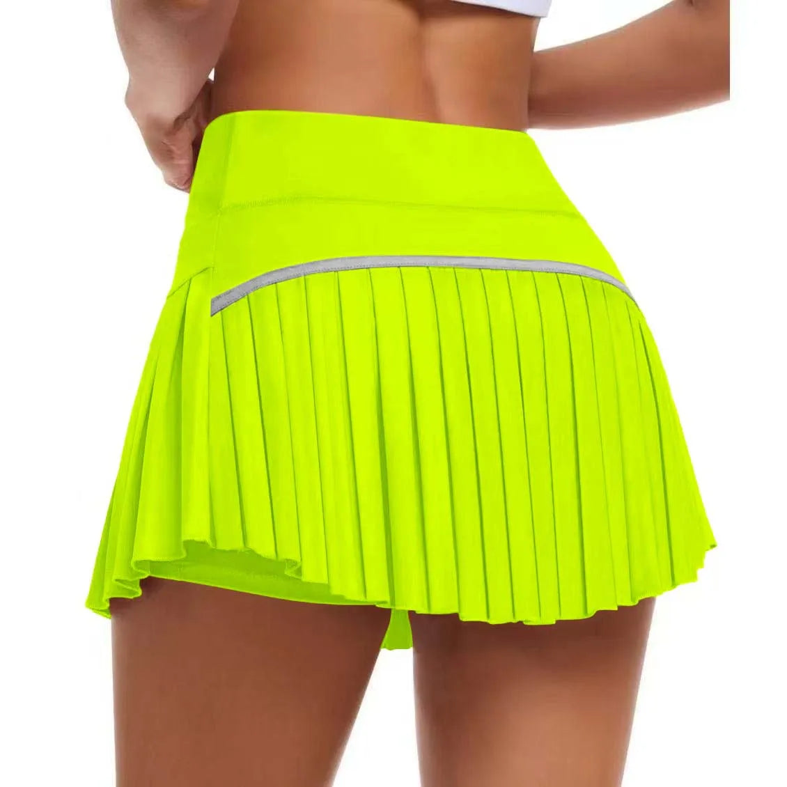 Faldas de tenis gimnasio Golf correr faldas pantalón plisadas de talla grande coloridas mujeres S-XXL deportes Fitness faldas pantalón de cintura alta con bolsillo