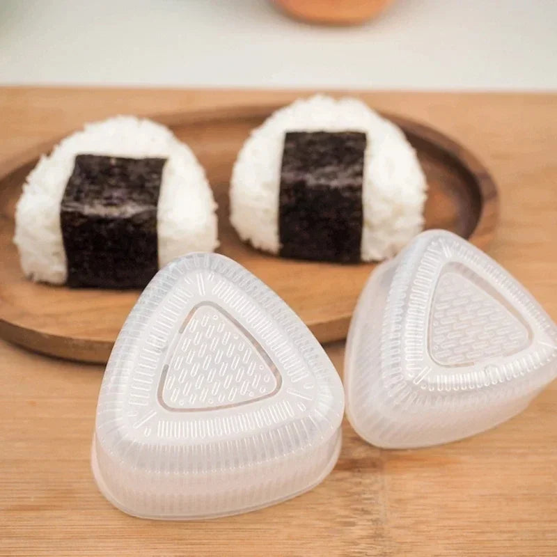 Moldes triangulares para bolas de arroz, prensa para hacer Sushi, molde triangular japonés Onigiri, bola de arroz, dispositivo Bento, accesorios de cocina, 4/1 Uds.