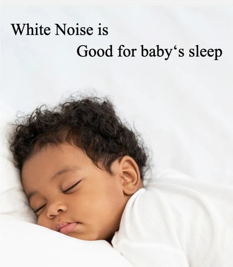 Máquina portátil de ruido blanco con Bluetooth, 12 sonidos relajantes relajantes y temporizador de silicona para dormir, luz nocturna para bebés y adultos