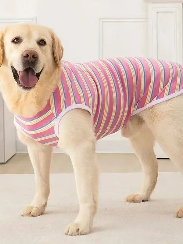Chaleco sin mangas de verano para perros medianos y grandes, pijamas de verano para mascotas y ropa para el hogar, que se puede aplicar a varios medianos y