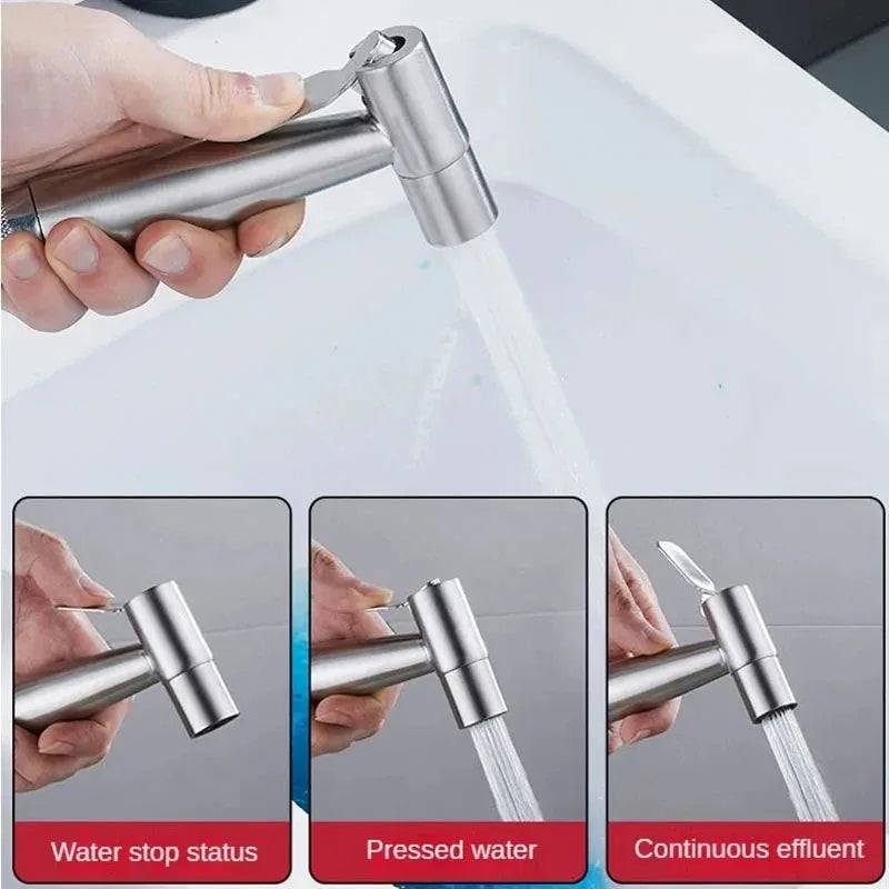 Juego de lavado para mujer, bidé, ducha, inodoro, ducha, WC, estimulación, pistola rociadora de inodoro anal, artículos de baño, accesorios, pulverizador