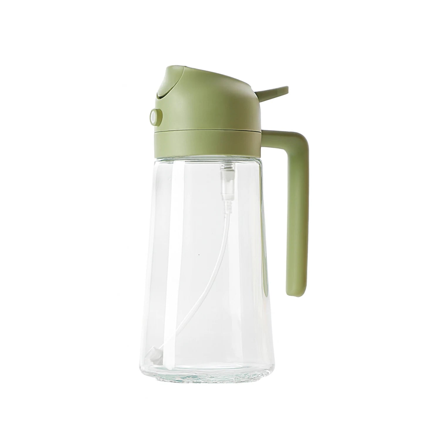 Botella pulverizadora de aceite de oliva para vertido de botella de aceite para cocinar especias de aceite dispensador de Camping con tapa automática agitador de especias