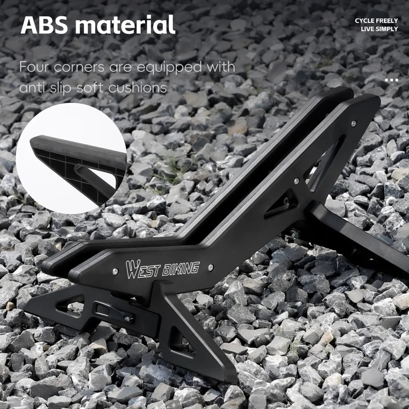 WEST BIKING-estante de estacionamiento para bicicleta, soporte Universal ajustable para bicicleta de montaña y carretera, soporte de estacionamiento para almacenamiento de bicicletas en interiores, accesorios para ciclismo