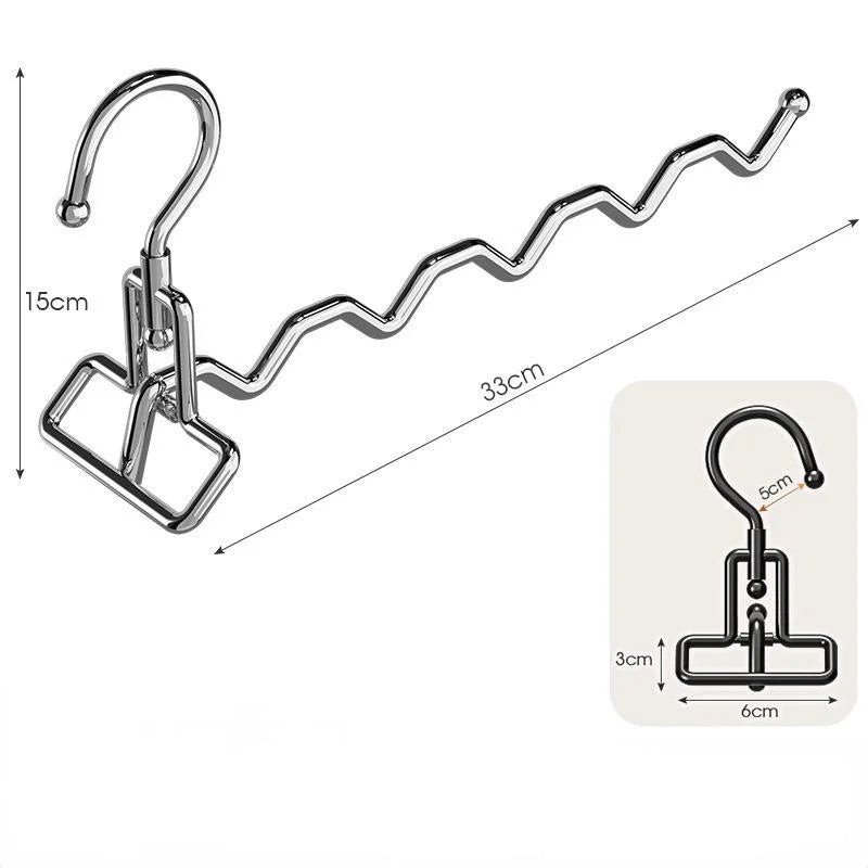 Colgador de ropa plegable de acero inoxidable, colgador de secado de Hotel de viaje Multifu, perchas de ropa colgantes simples para viajes esenciales para el hogar