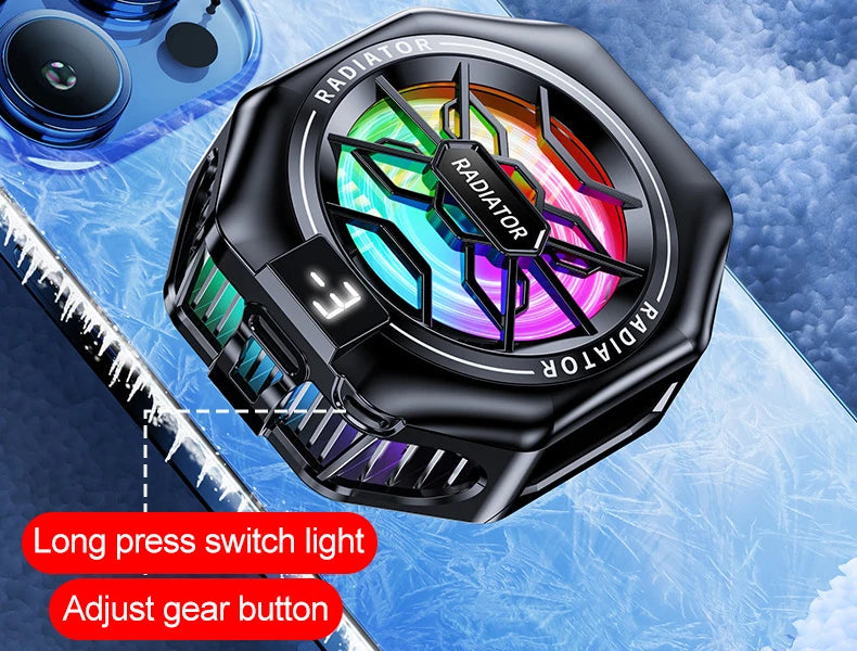 Enfriador Black Shark para teléfono celular, ventilador de refrigeración móvil, ventilador para juegos, accesorios de refrigeración para teléfono, enfriador portátil para juegos de teléfono