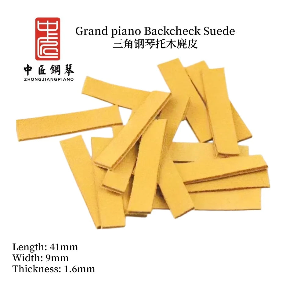 Accesorios para reparación de pianos: Funda de gamuza para el pie de piano vertical, Funda de gamuza para el pie de piano de cola