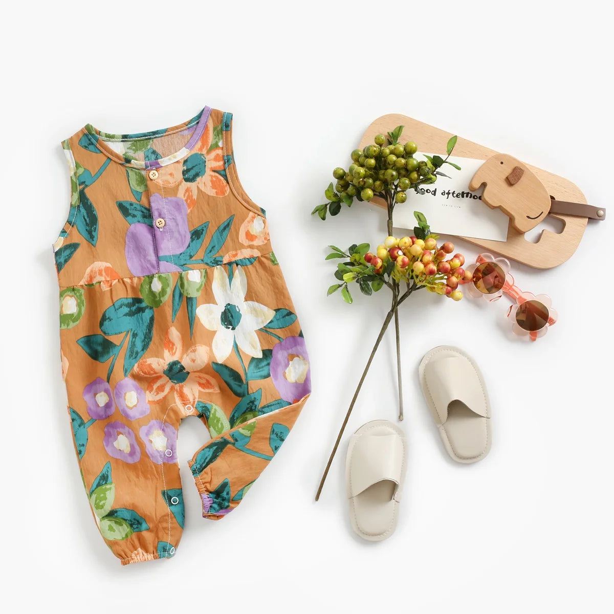 Ropa de Playa para Bebés Niñas, Estilo Vacaciones, Trajes para Bebés Recién Nacidos