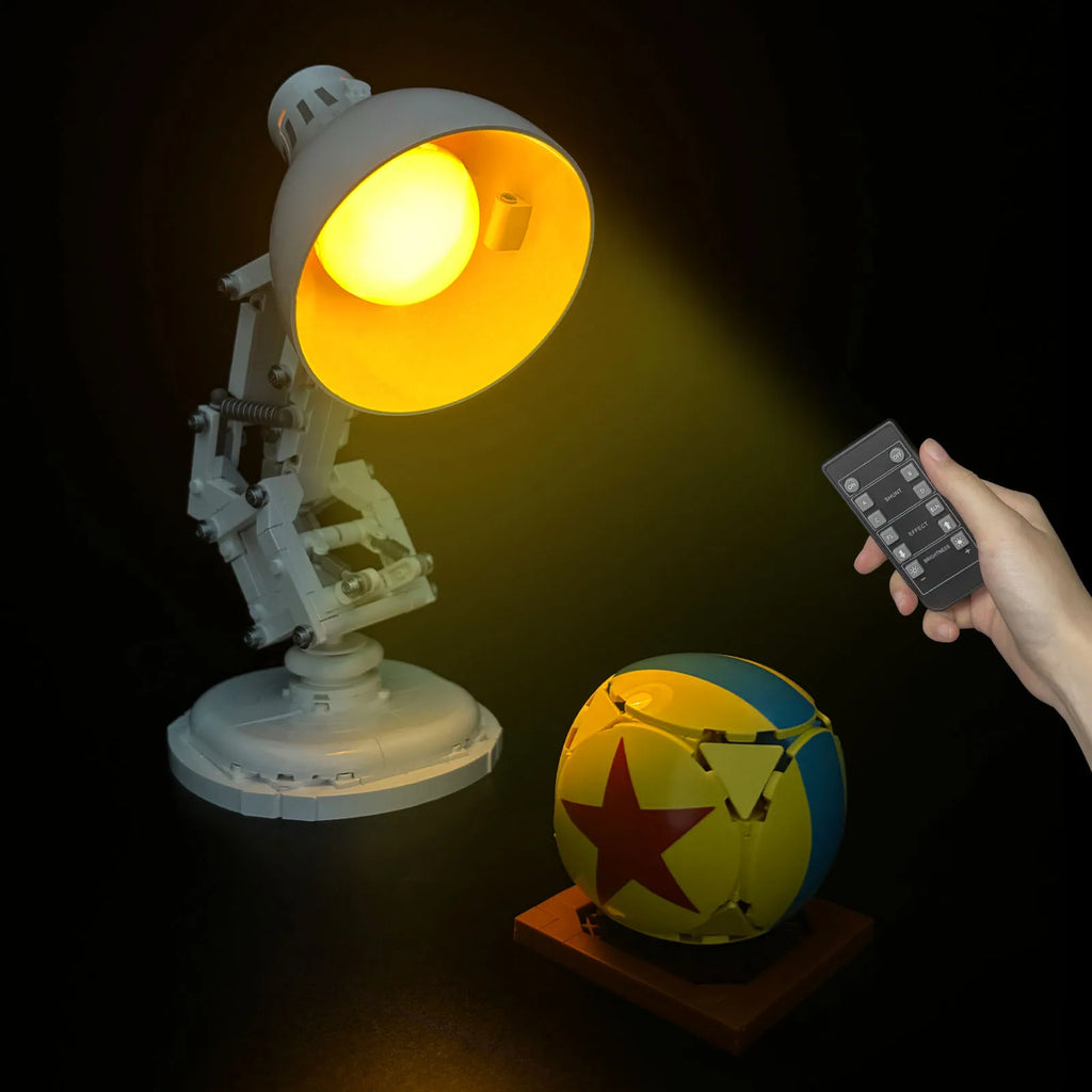 LYBMTWF Kit de luz LED compatible con bloques de construcción Lego 21357 Pixar Luxo Jr (no incluye los ladrillos modelo)