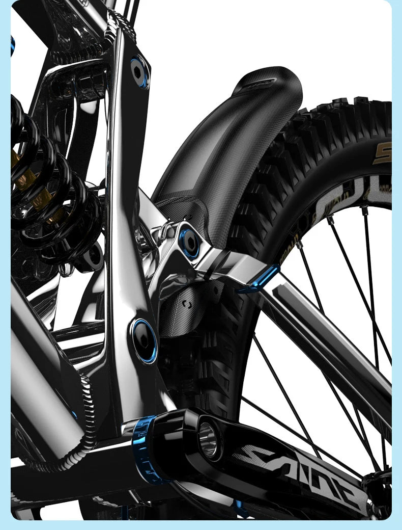1/2 Uds ENLEE bicicleta guardabarros de carcasa dura bicicleta delantera trasera neumático rueda guardabarros MTB bicicleta guardabarros accesorios de pieza de ciclismo