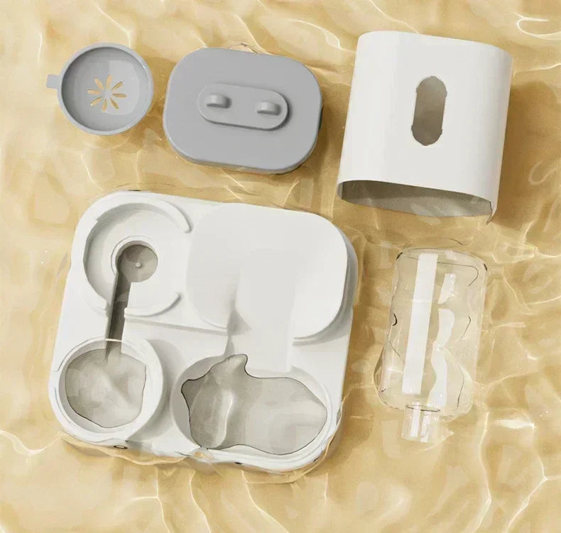 Comedero Automático para Perros y Gatos con Fuente de Agua, Plato Elevado de Gran Capacidad para Bebedero y Comedero de Mascotas