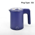 Hervidor Eléctrico Portátil de 1.0L, Hervidor de Agua Automático de Acero Inoxidable para Viajes, Campamentos en el Extranjero, Hervidor Inteligente