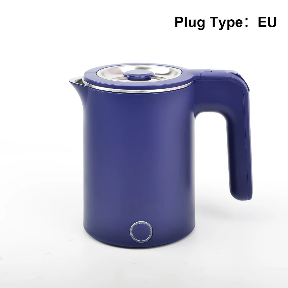 Hervidor Eléctrico Portátil de 1.0L, Hervidor de Agua Automático de Acero Inoxidable para Viajes, Campamentos en el Extranjero, Hervidor Inteligente