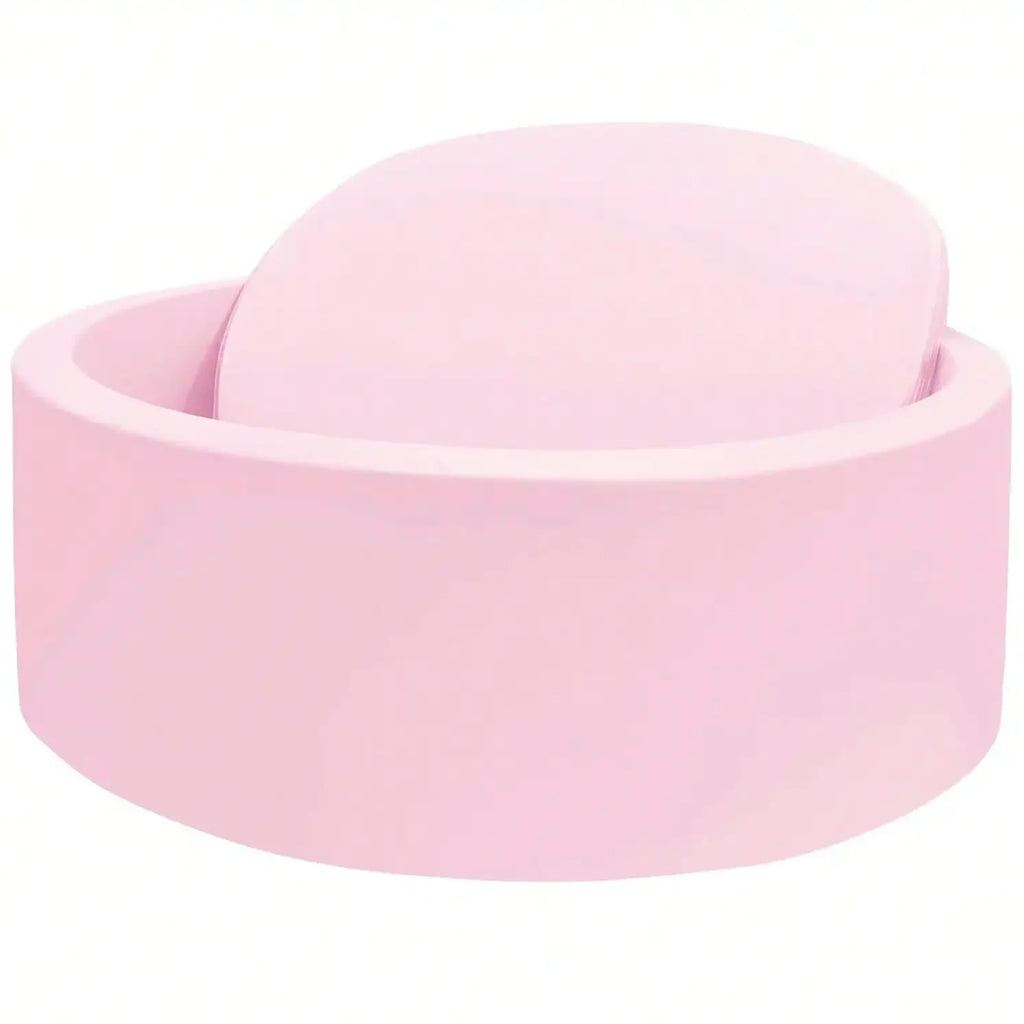 Piscina de Pelotas para Bebés, Piscina Redonda de Pelotas de Espuma Suave para Niños Pequeños, Piscina de Pelotas Pequeña para Interiores y Exteriores, Pelotas No Incluidas