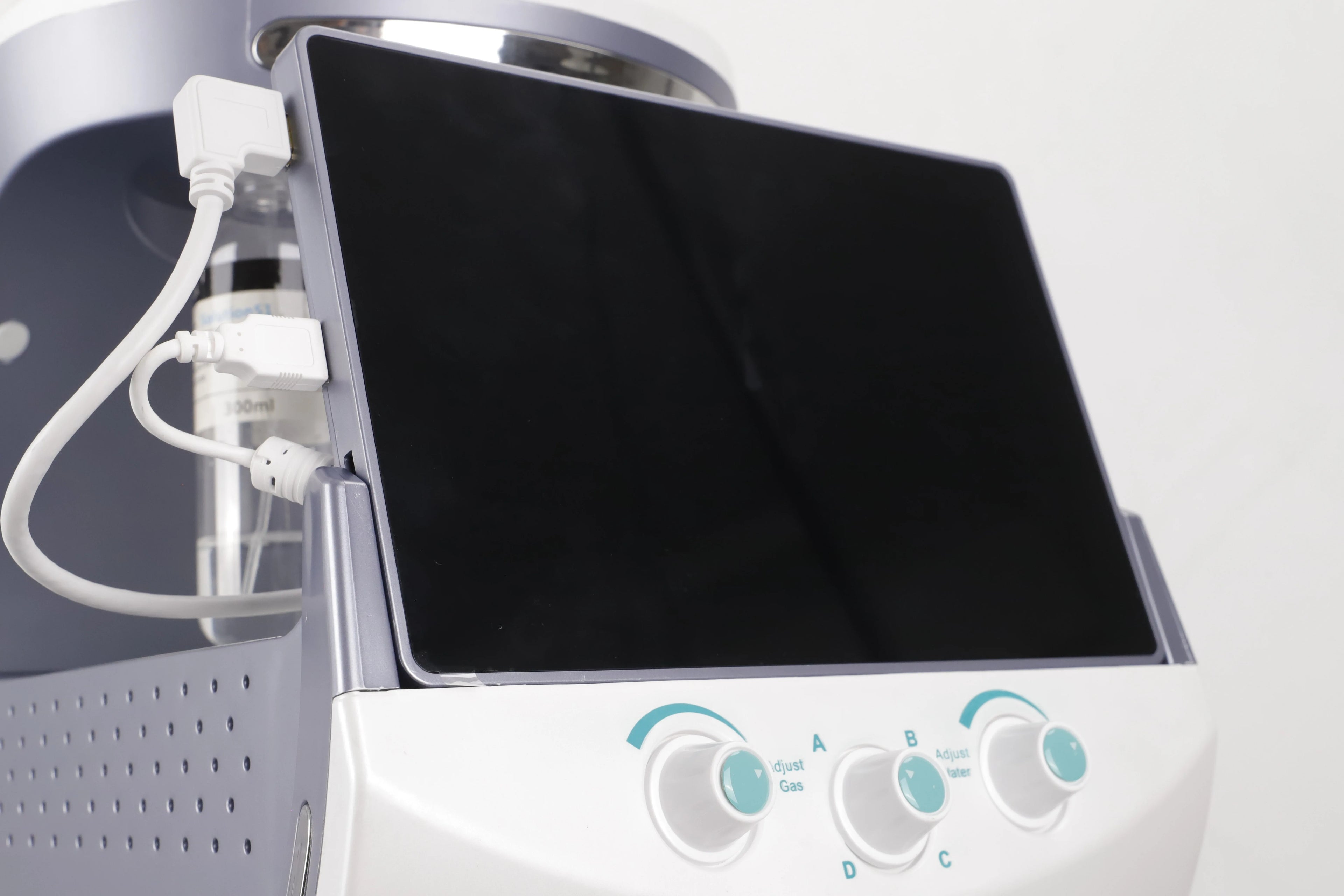 7 en 1 Analizador inteligente de azul hielo Máquina facial multifunción Diamond Hydra Dermoabrasión Facial Aquafacial