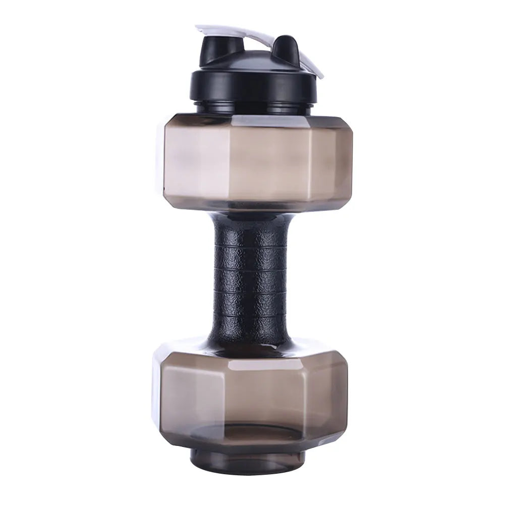 Botella de Agua Deportiva con Forma de Mancuerna para Camping, Actividades al Aire Libre, Fitness, Ciclismo, Cómoda y Decorativa