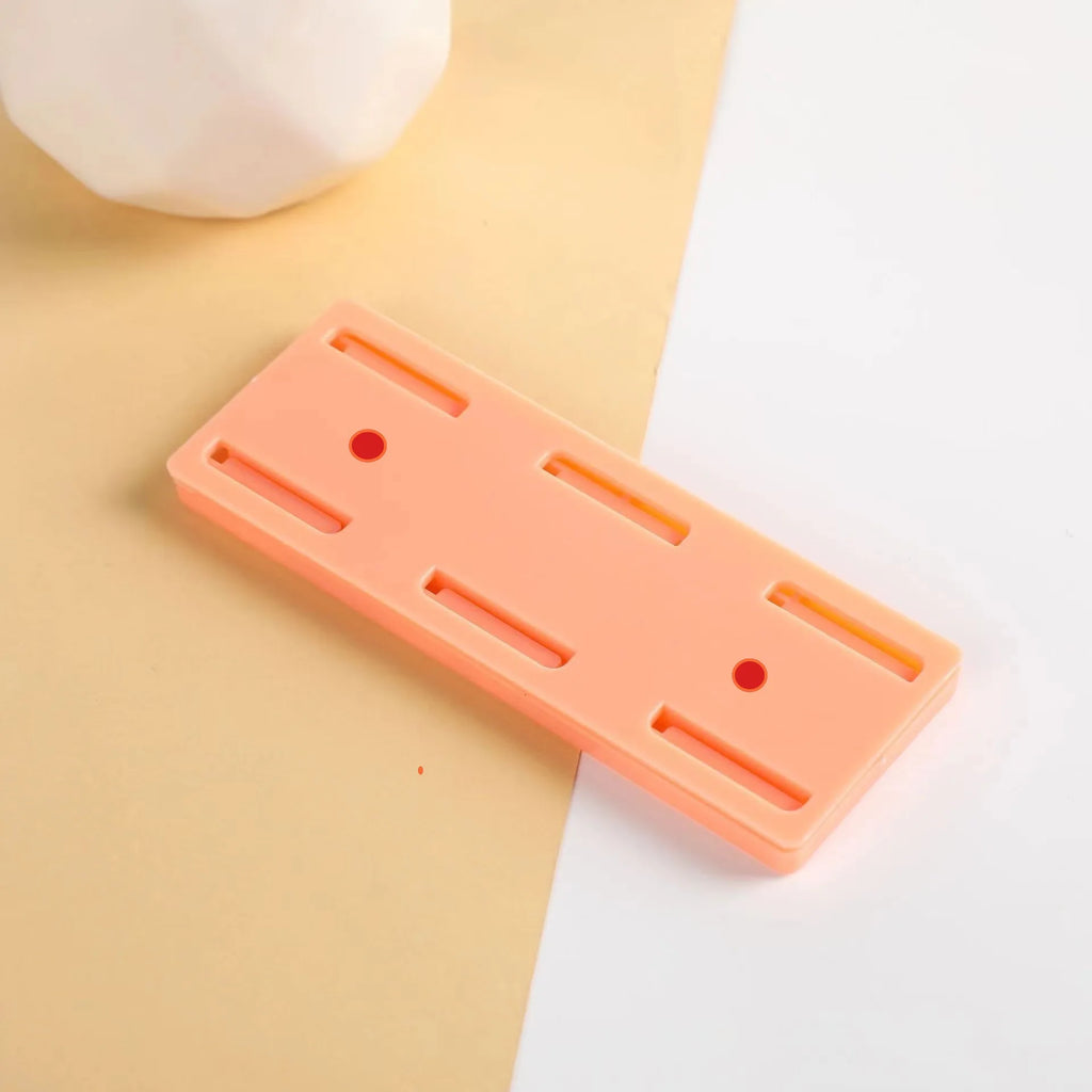 Soporte montado en la pared, fijador de enchufe sin perforaciones, fijador de enchufe autoadhesivo, soporte para regleta de alimentación, estante organizador de cables