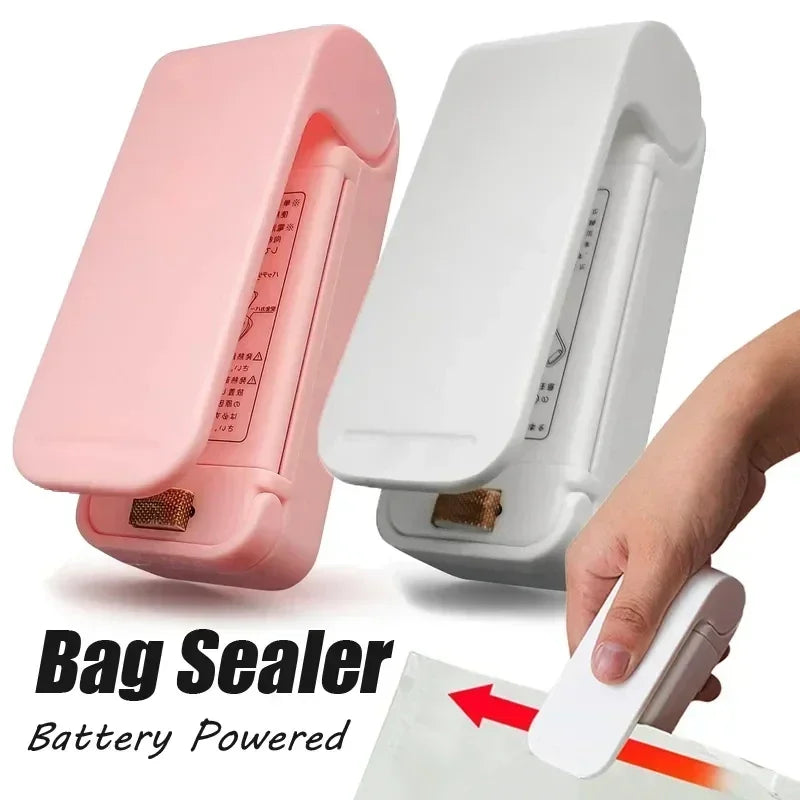 Mini máquina de sellado de bolsas de calor, sellador de paquetes, bolsas térmicas de plástico, cierre de bolsas de alimentos, sellador portátil, sellador térmico de embalaje de alimentos