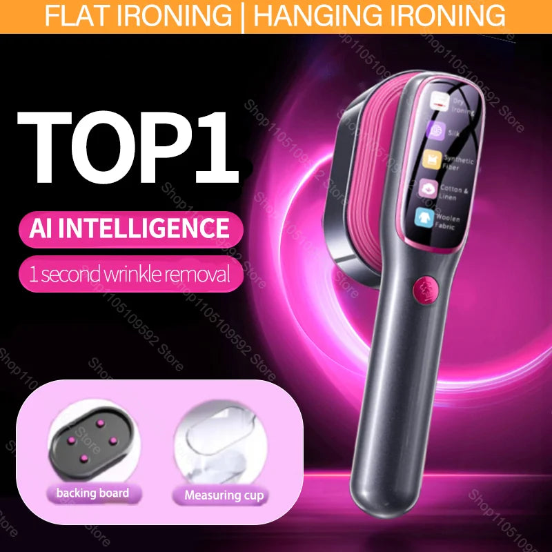 Vaporizador de ropa portátil profesional, nuevo modelo 2026, 1200W, calentamiento rápido, plancha de vapor portátil para tela de ropa para el hogar y los viajes
