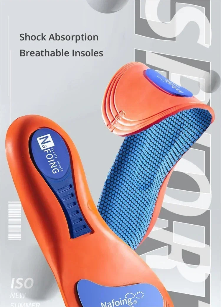 Plantilla ortopédica deportiva con absorción de impactos, suela elástica, inserciones transpirables para zapatos, plantillas ortopédicas para hombre y mujer, Amagi