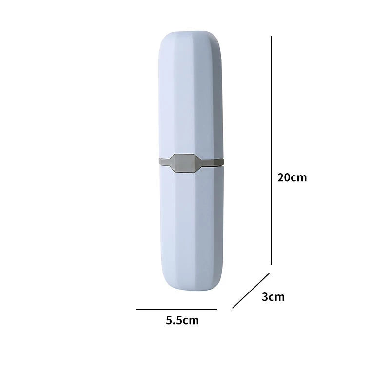 Pasta de dientes portátil, funda protectora para cepillo de dientes, caja de almacenamiento para viaje y Camping, protege la pasta de dientes de la suciedad y los daños