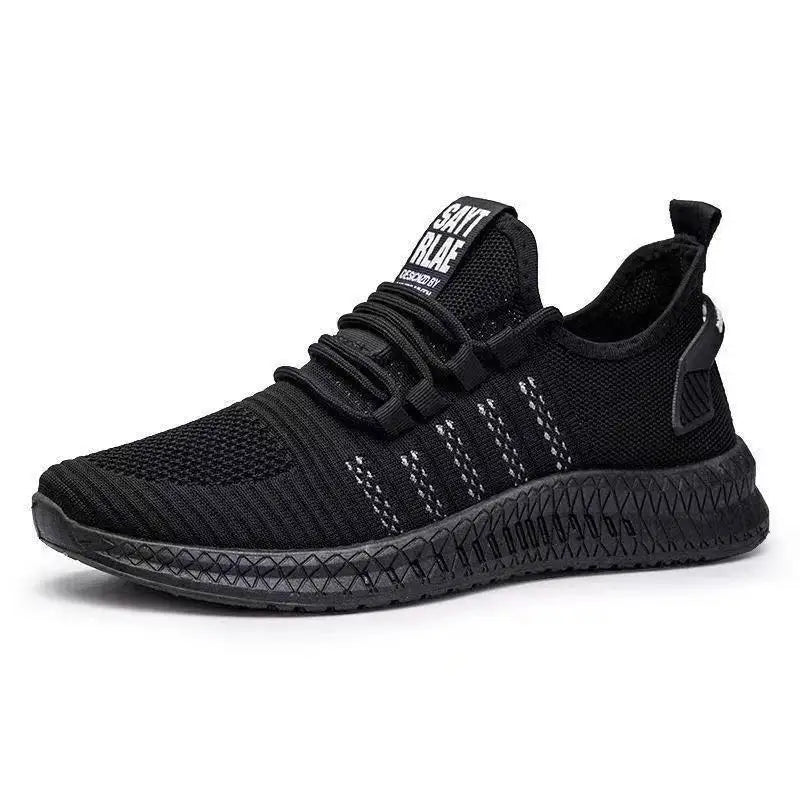2024 otoño nueva moda zapatos de hombre de malla casual zapatillas antideslizantes moda transpirable calzado masculino al aire libre cómodo zapato ligero