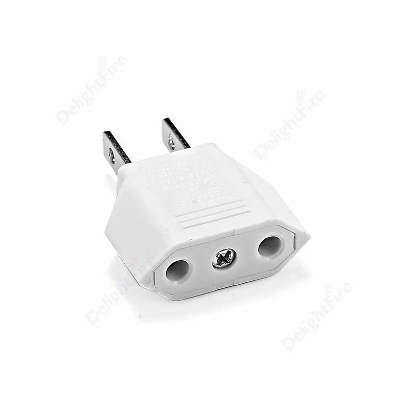 Adaptador de enchufe eléctrico estadounidense, europeo, UE a EE. UU., América, China, CN, Canadá, CA, adaptador de viaje, enchufe de 2 pines, convertidor tipo A, adaptador de corriente
