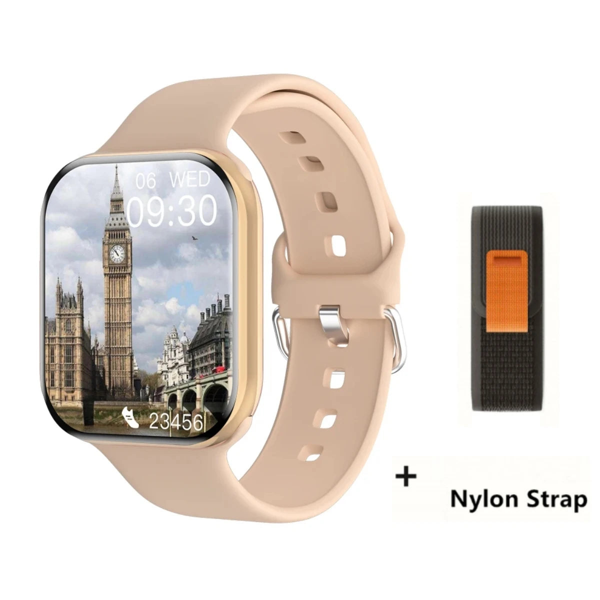 Nuevo reloj inteligente serie X para hombre y mujer, con monitor de presión arterial, llamadas por Bluetooth, NFC, monitorización del sueño, carga inalámbrica, reloj deportivo compatible con IOS y Android.