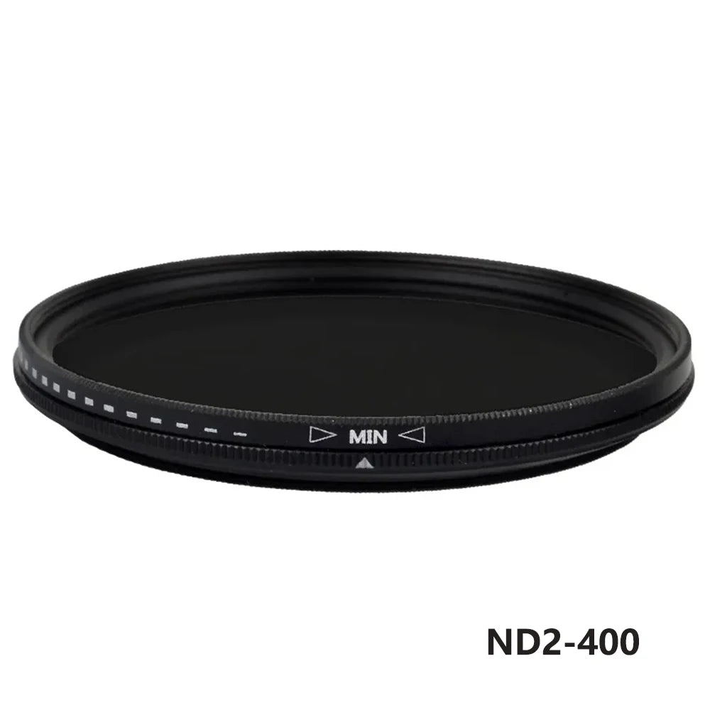 ZOMEI 52mm ND2-ND400 lente de cámara de teléfono ultrafina filtro polarizador Circular profesional de 52mm para teléfono móvil inteligente con Clip