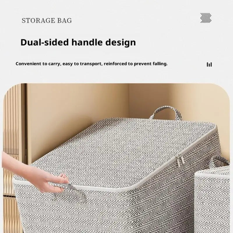 Caja de almacenamiento de ropa de gran tamaño con cubierta, cesta de lavandería grande, bolsa organizadora para bebé, plegable