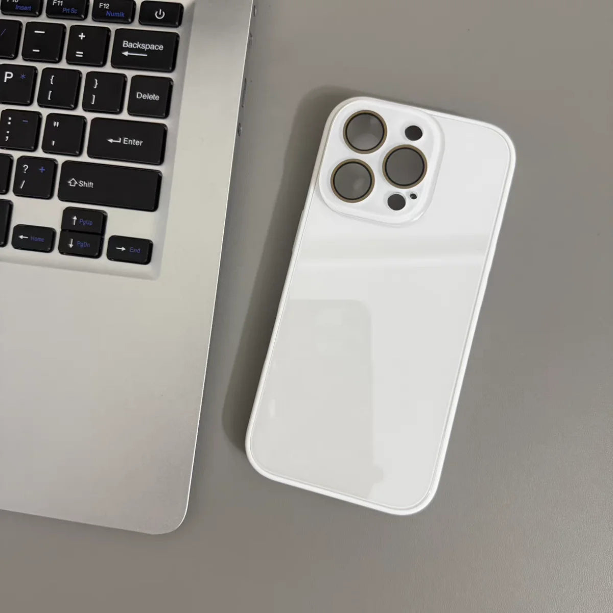 Funda de teléfono todo incluido Backplane de vidrio templado de lujo para iPhone 17 16 15 14 13 12 11 Pro Max cámara protege la cubierta sencilla