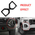 2 uds luz antiniebla delantera cubierta de bisel exterior embellecedora izquierda,/derecha para GMC Sierra 1500 2019-2021 1500 Limited 2022 84176753, 84176752