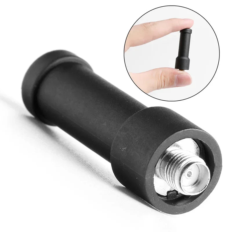 1/2 Uds Mini antena ultracorta UHF 400-480MHz adaptador conector accesorios para Baofeng BF-888S UV-5R UV-82 UV-9R Plus