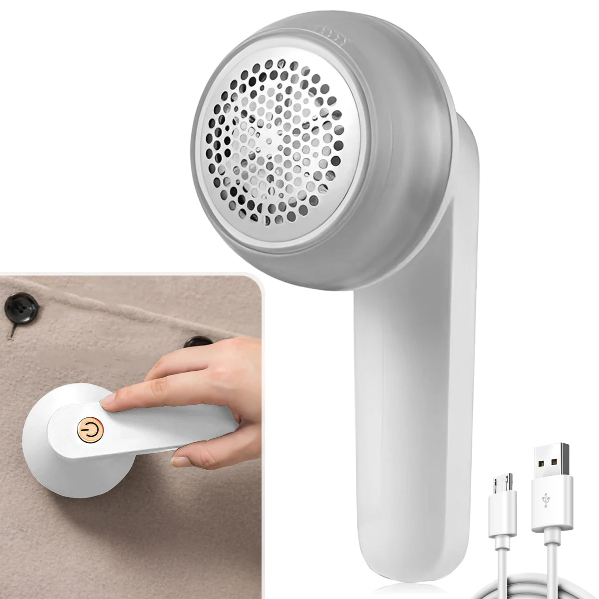 Eliminador de pelusas eléctrico, afeitadora de tela de pellets recargable para ropa, eliminador de pelusas, bolas de pelo portátiles, removedores de pelusas