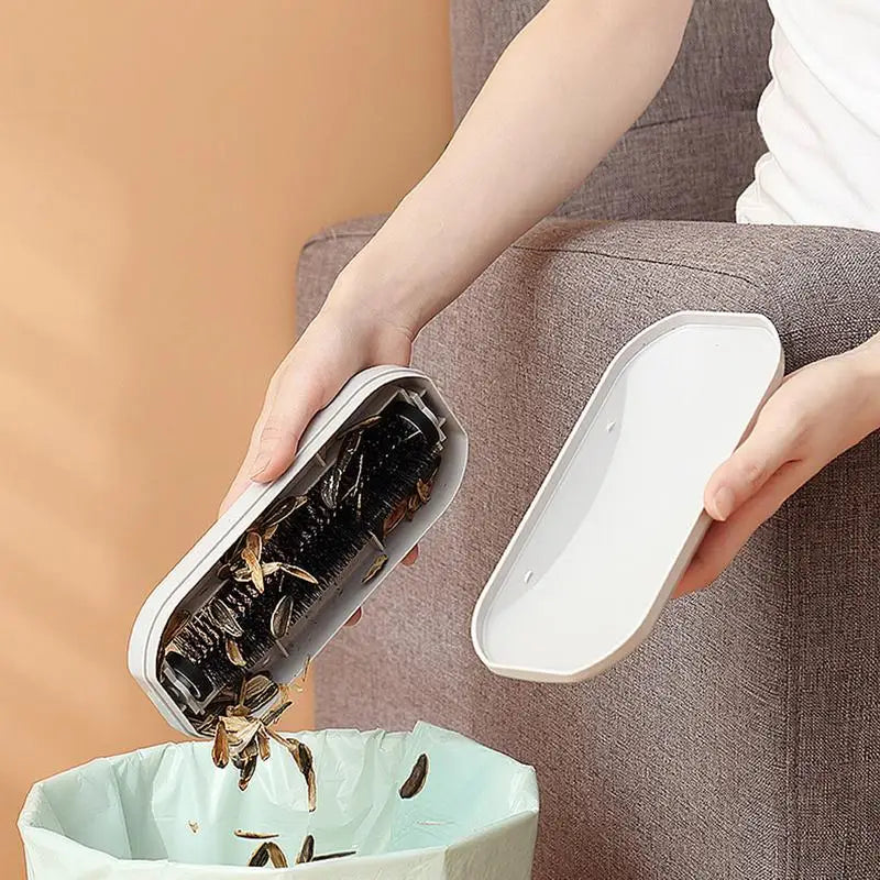 Mini barredora de migas de mano ABS, cepillo de barrido ergonómico para servidor, estufa de mesa, tostadora, migas de comida, migas de pan