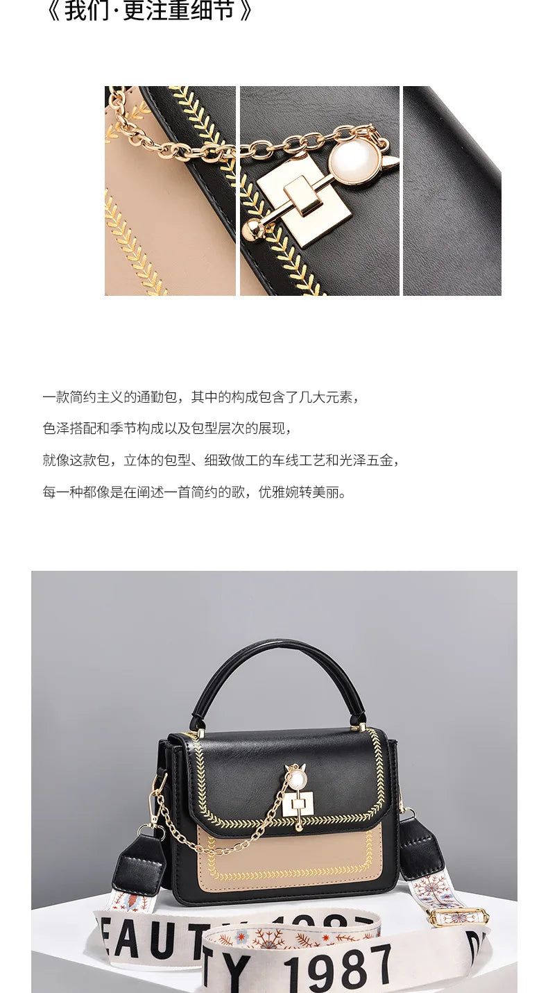 Nuevo bolso de hombro para mujer, bolso principal de alta calidad, bolso informal de gran capacidad a la moda, bolso de hombro tipo bandolera