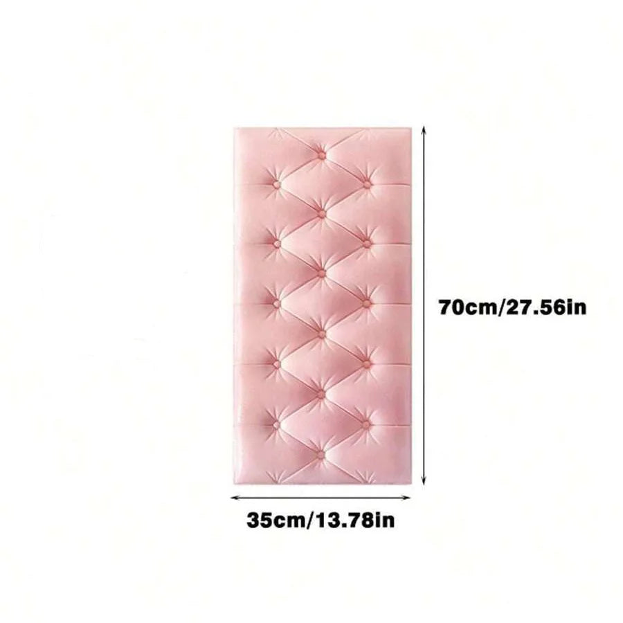 Pegatinas de pared 3D, papel tapiz autoadhesivo grueso Tatami, alfombrilla de pared anticolisión, cojín de espuma suave para dormitorio de niños y sala de estar