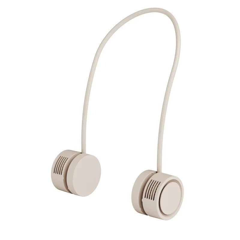 Ventilador de Cuello Homefish, Ventilador sin Aspas, Ventilador de Cuello Portátil, Mini Enfriador de Aire, Ventiladores Eléctricos Recargables por USB