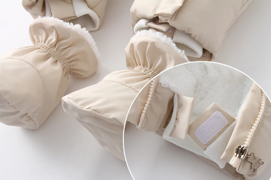 Ircomll, ropa de bebé de alta calidad, monos para niños, invierno con capucha y piel, pelele cálido para niños, mono, ropa para niños pequeños