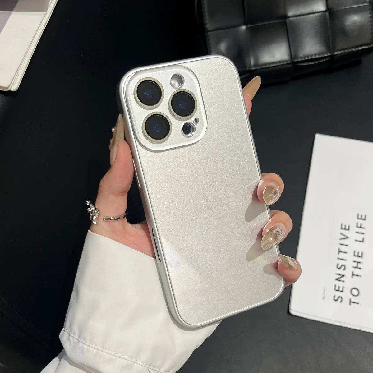 Funda de teléfono todo incluido Backplane de vidrio templado de lujo para iPhone 17 16 15 14 13 12 11 Pro Max cámara protege la cubierta sencilla