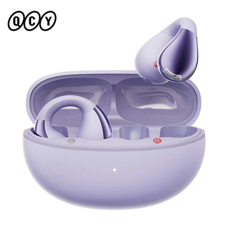 QCY Crossky C30 auriculares con Clip para la oreja Bluetooth 5,4 inalámbricos de oído abierto deportes TWS auriculares de doble conexión