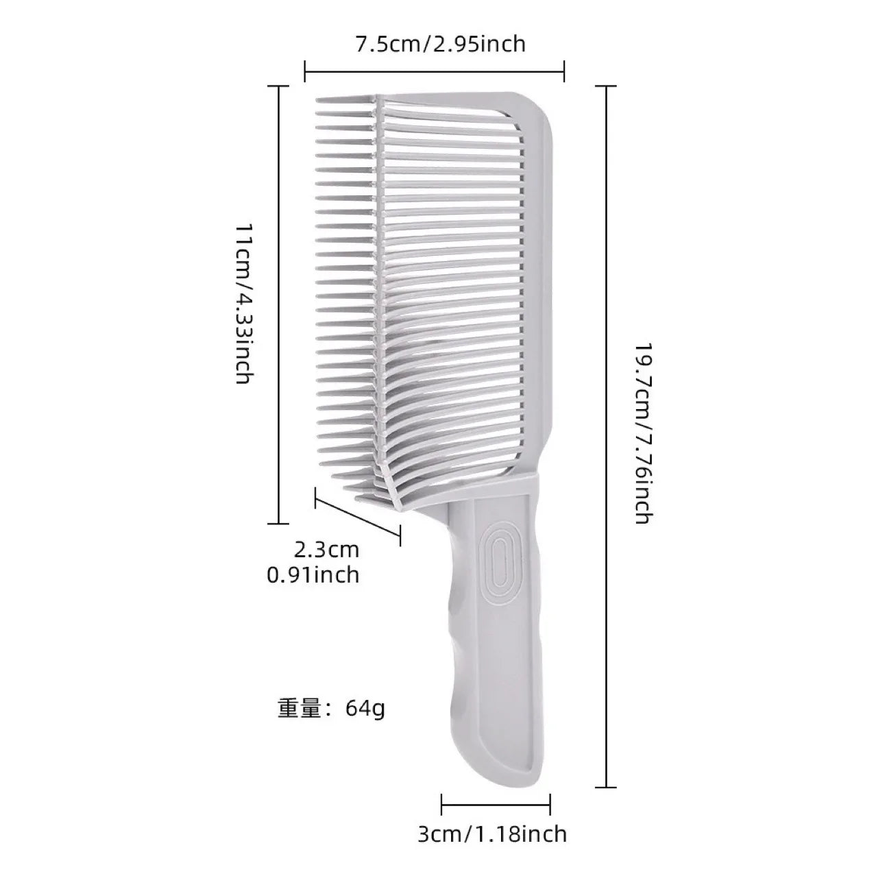 Peines de corte de pelo, peine de mezcla para peinar, peine plano de arco, peine de posicionamiento para hombre, herramientas de corte de pelo