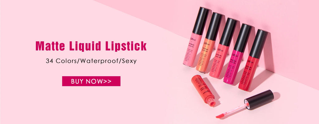 QIBEST-brillo de labios resistente al agua con brillo de diamante, lápiz labial líquido mate, esmalte de labios de perla brillante, tinte labial de larga duración, maquillaje para mujer