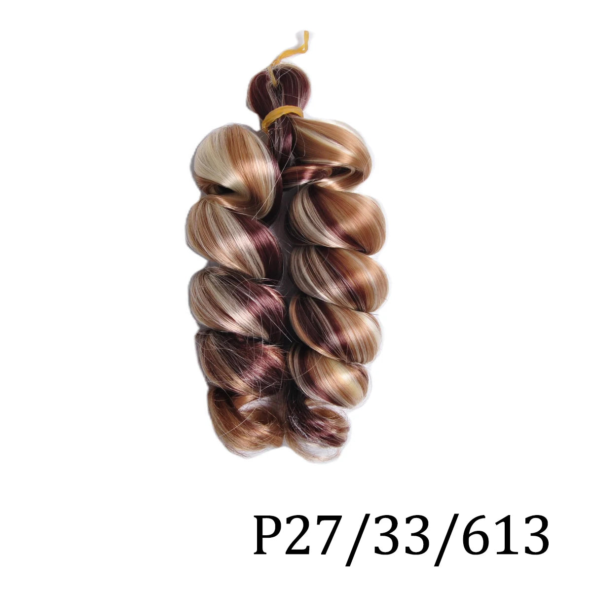 Extensiones de cabello trenzado rizado en espiral de pelo sintético de 12 pulgadas, pelo rizado rosa ombré, rizos franceses, pelo de ganchillo trenzado para mujer
