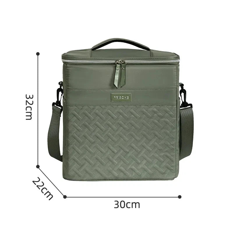 Mochila térmica para Picnic, para cerveza, Camping, bolsa de almuerzo para alimentos, bebidas, playa, viaje aislado, bolsa de refrigerador a prueba de fugas