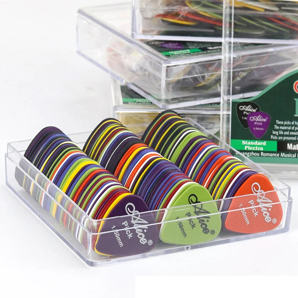 10-50 Uds. De púas de guitarra de 0,96mm de espesor, accesorios para guitarra, púas de bajo eléctrico acústico Alice, púas mediadoras de guitarra