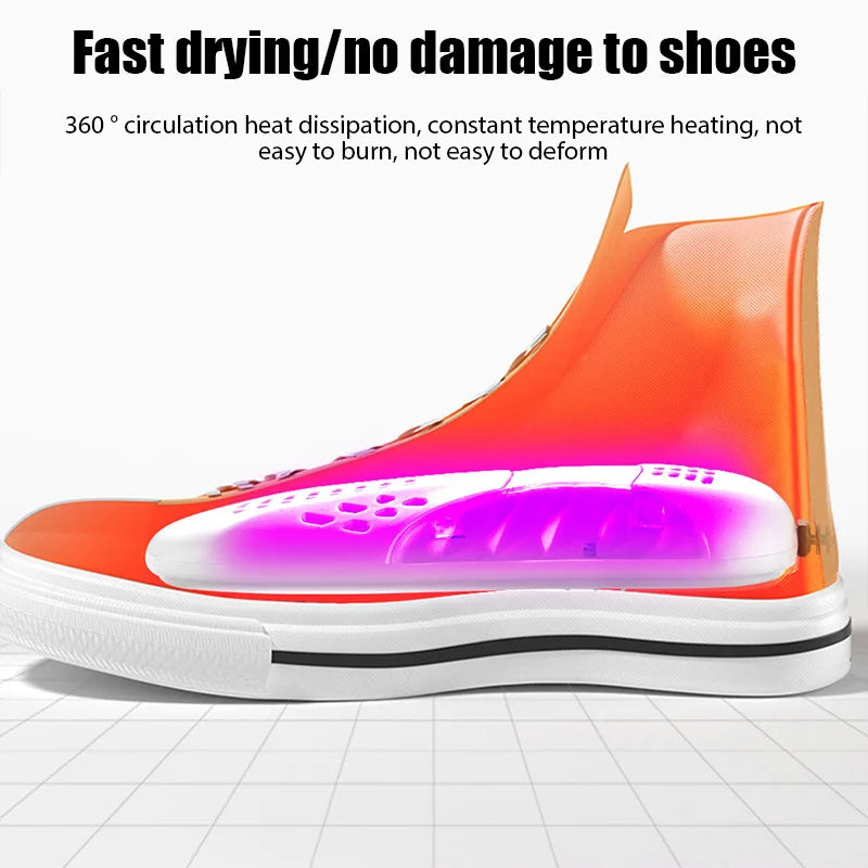 Secador de zapatos eléctrico para botas, desodorizador con Dispositivo deshumidificador de calor, calentador de pies, elimina el olor, UV, para el hogar