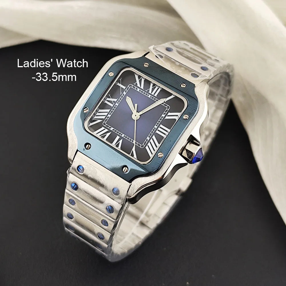 Reloj de Moda para Mujer 2026, Modelo NH05, Color Rosa Plateado, Acero Inoxidable, Logotipo Personalizado, Movimiento NH05